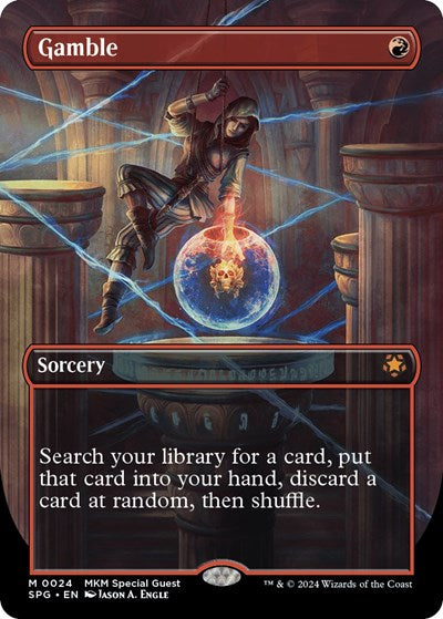 Gamble (Borderless) (Special Guests) Near Mint Foil