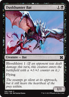 Duskhunter Bat (Modern Masters 2015) Light Play