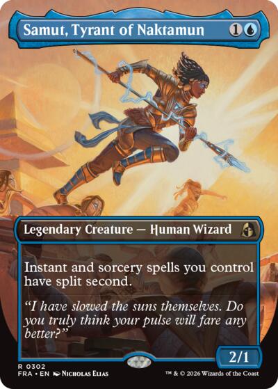 Samut, Tyrant of Naktamun (Borderless) (Reality Fracture) Light Play