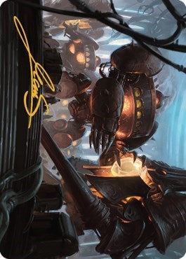 Autonomous Assembler Art Card (Gold-Stamped Signature) (Art Series: The Brothers' War) Near Mint