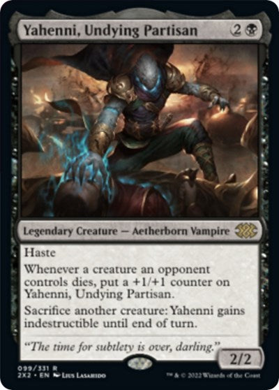 Yahenni, Undying Partisan (Double Masters 2022) Medium Play Foil