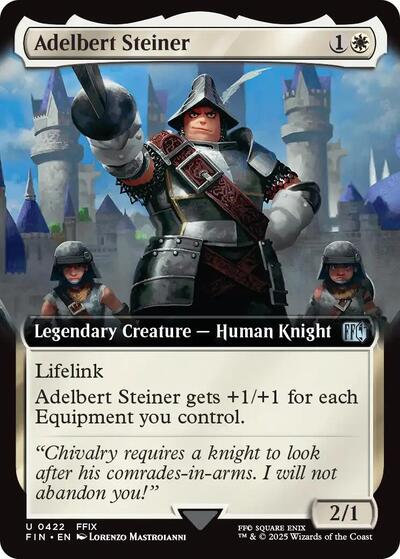 Adelbert Steiner (Extended Art) (Universes Beyond: FINAL FANTASY) Near Mint Foil
