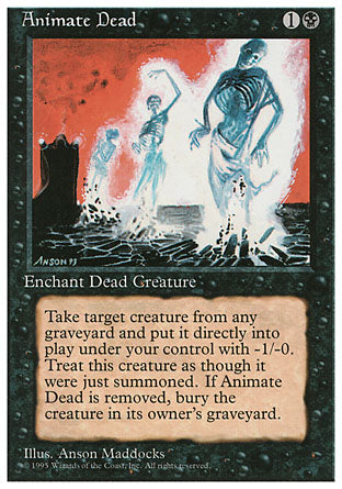 Animate Dead (4th Edition) Damaged / Poor