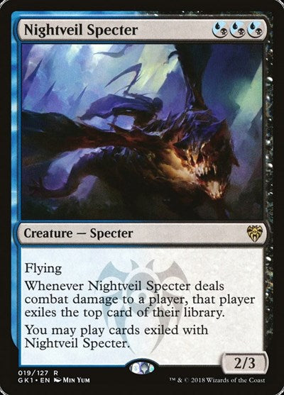 Nightveil Specter (Guilds of Ravnica: Guild Kits) Light Play