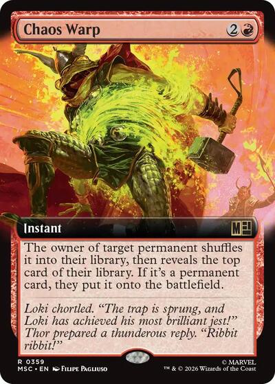 Chaos Warp  Extended Art|1|0|0.00