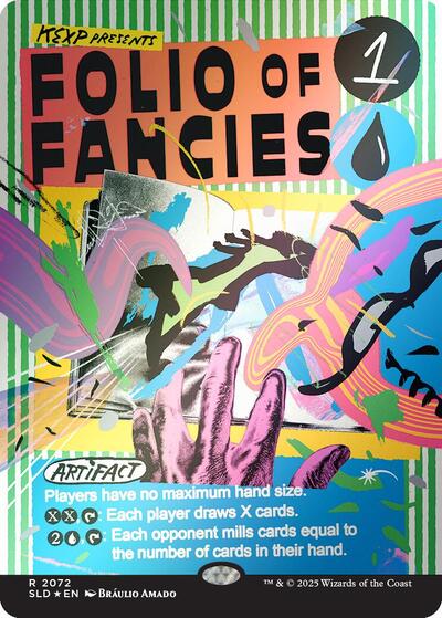 Folio of Fancies (Rainbow Foil) (Secret Lair) Near Mint Foil