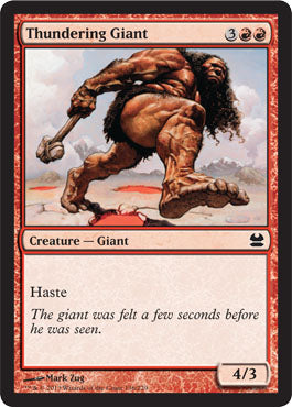 Thundering Giant (Modern Masters) Light Play Foil