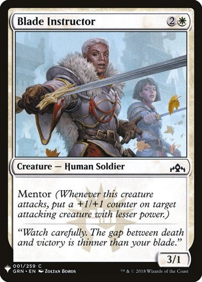 Blade Instructor (Mystery Booster) Near Mint