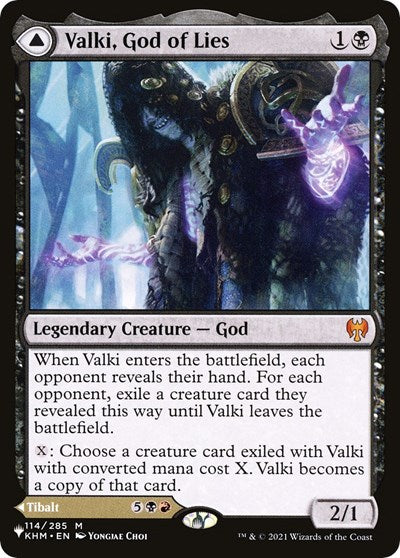 Valki, God of Lies (Secret Lair Commander: From Cute to Brute) Near Mint