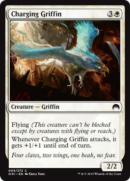 Charging Griffin (Magic Origins) Light Play Foil