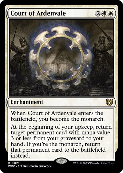 Court of Ardenvale (Commander: Wilds of Eldraine) Near Mint