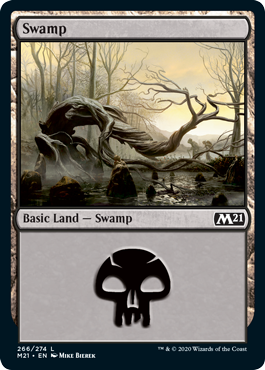 Swamp (266) (Magic 2021 Core Set) Near Mint