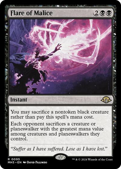 Flare of Malice (Modern Horizons 3) Near Mint Foil