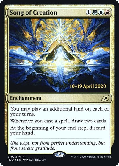 Song of Creation (Promos: Prerelease Cards) Light Play Foil