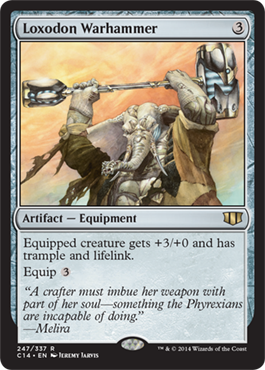 Loxodon Warhammer (Commander 2014 Edition) Light Play