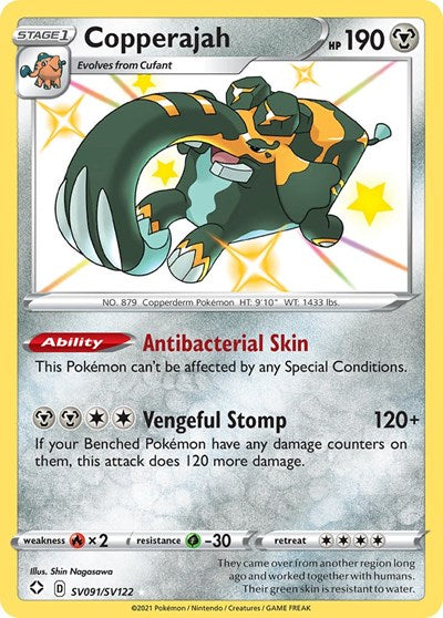 Copperajah (Shining Fates: Shiny Vault) Near Mint Holofoil