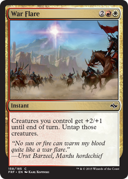 War Flare (Fate Reforged) Light Play Foil
