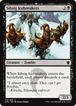 Sibsig Icebreakers (Dragons of Tarkir) Light Play Foil