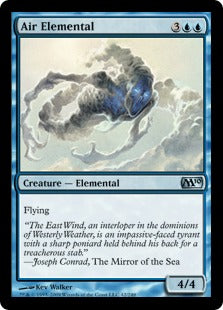 Air Elemental (Magic 2010 Core Set) Light Play Foil