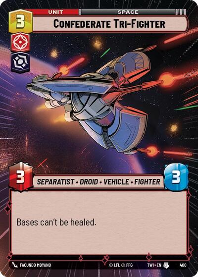 Confederate Tri-Fighter (Hyperspace) (Twilight of the Republic) Near Mint