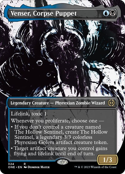 Venser, Corpse Puppet (Showcase) (Phyrexia: All Will Be One) Near Mint Foil