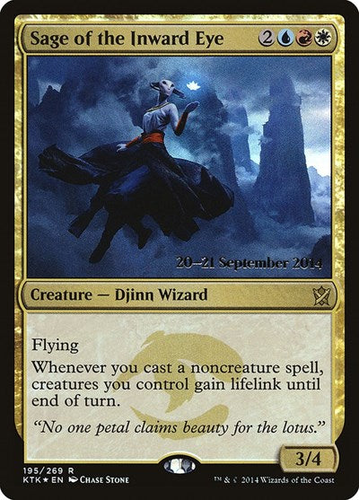 Sage of the Inward Eye (Promos: Prerelease Cards) Medium Play Foil