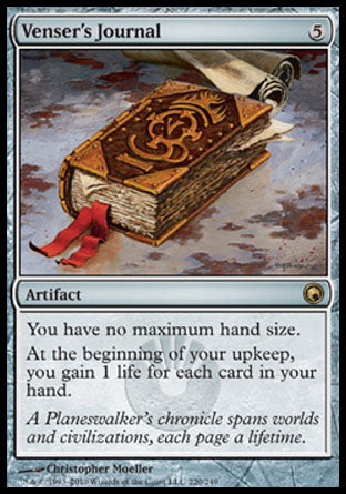 Venser's Journal (Scars of Mirrodin) Near Mint Foil