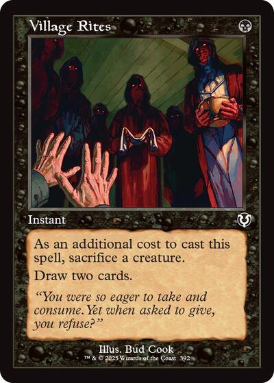 Village Rites (Retro Frame) (Innistrad Remastered) Near Mint