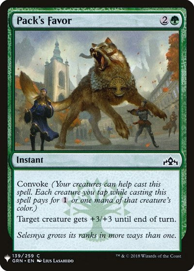 Pack's Favor (Mystery Booster) Near Mint