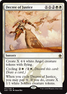 Decree of Justice (Masters 25) Near Mint Foil