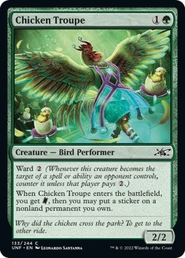 Chicken Troupe (Unfinity) Near Mint Foil