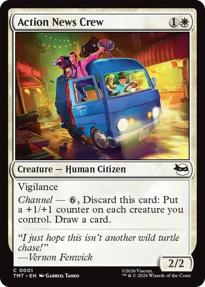 Action News Crew (Teenage Mutant Ninja Turtles) Medium Play Foil