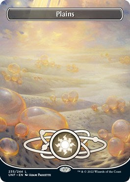 Plains (235) (Borderless) (Unfinity) Light Play