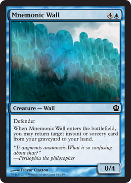 Mnemonic Wall (Theros) Medium Play Foil