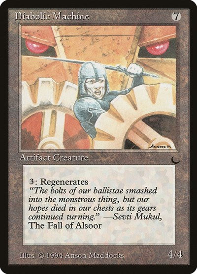 Diabolic Machine (The Dark) Medium Play