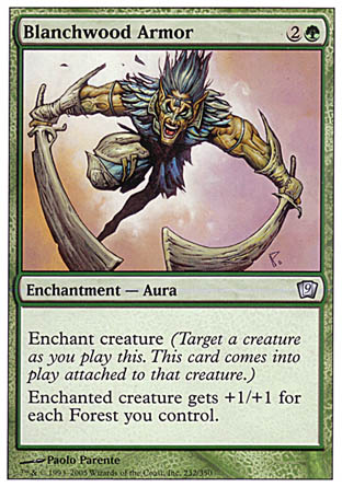 Blanchwood Armor (9th Edition) Near Mint Foil