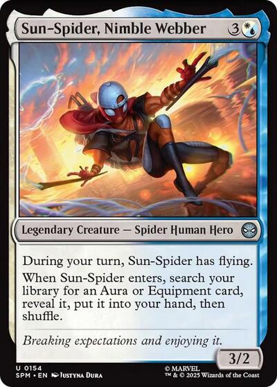 Sun-Spider, Nimble Webber (Marvel's Spider-Man) Near Mint Foil