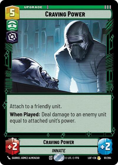 Craving Power (Legends of the Force) Near Mint