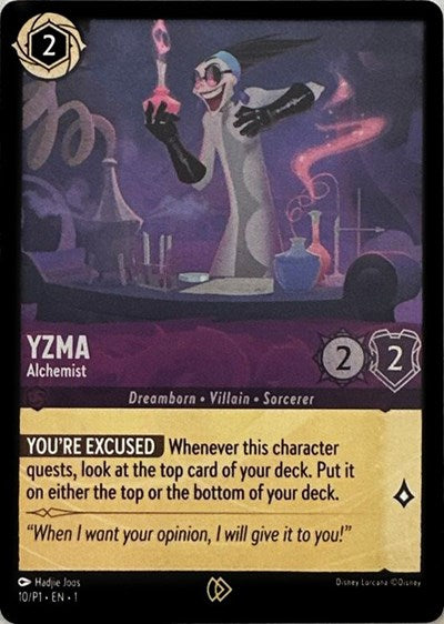 Yzma - Alchemist (Disney Lorcana Promo Cards) Near Mint Cold Foil