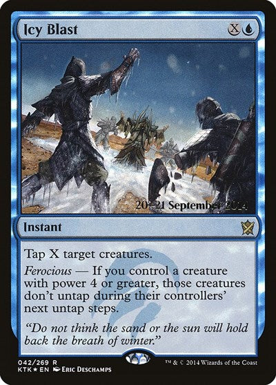 Icy Blast (Promos: Prerelease Cards) Medium Play Foil