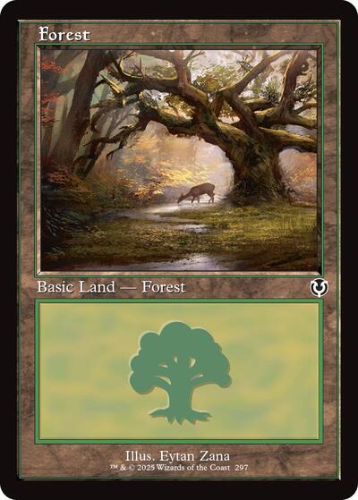 Forest (297) (Retro Frame) (Innistrad Remastered) Near Mint