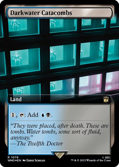 Darkwater Catacombs (Extended Art (Surge Foil) (Universes Beyond: Doctor Who) Light Play Foil