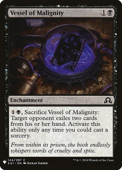 Vessel of Malignity (Mystery Booster) Light Play