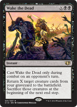 Wake the Dead (Commander 2014 Edition) Heavy Play