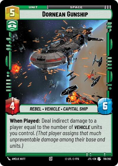 Dornean Gunship (Jump to Lightspeed) Near Mint