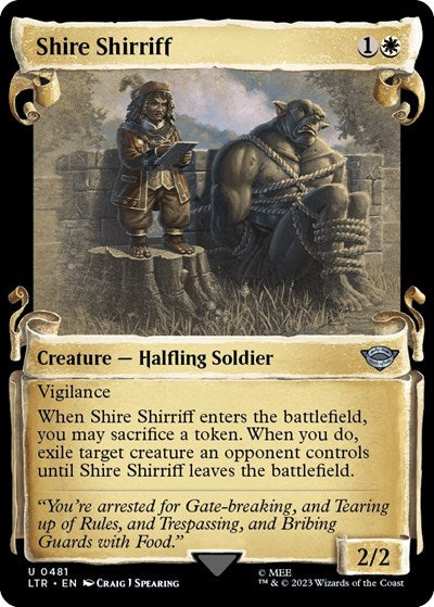Shire Shirriff  Showcase Scrolls|1|0|0.00