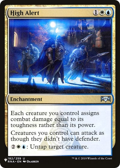 High Alert (The List) Near Mint