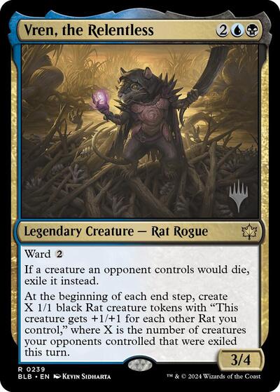 Vren, the Relentless (Promo Pack: Bloomburrow) Near Mint
