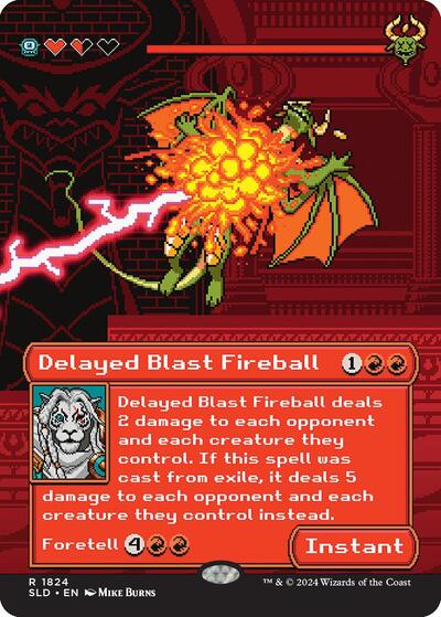 Delayed Blast Fireball (Secret Lair) Light Play