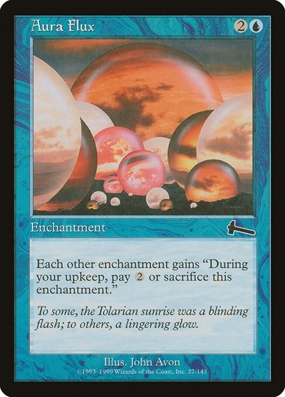 Aura Flux (Urza's Legacy) Near Mint Foil